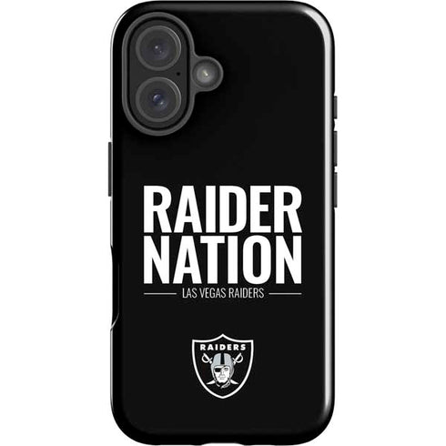 NFL Las Vegas Raiders Team Motto iPhone 16 Plus Impact Case
